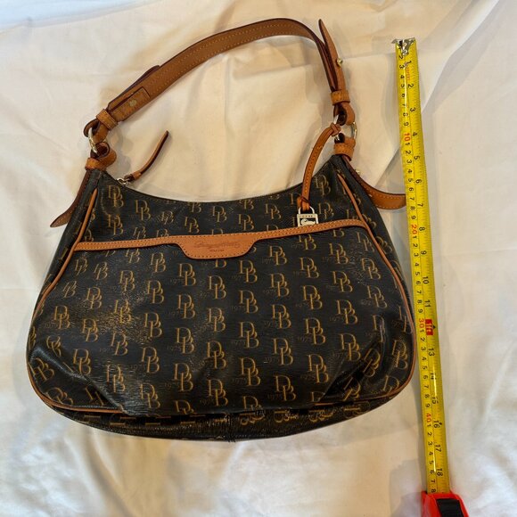 Dooney & Bourke Dark Brown Monogram Purse - Picture 7 of 10